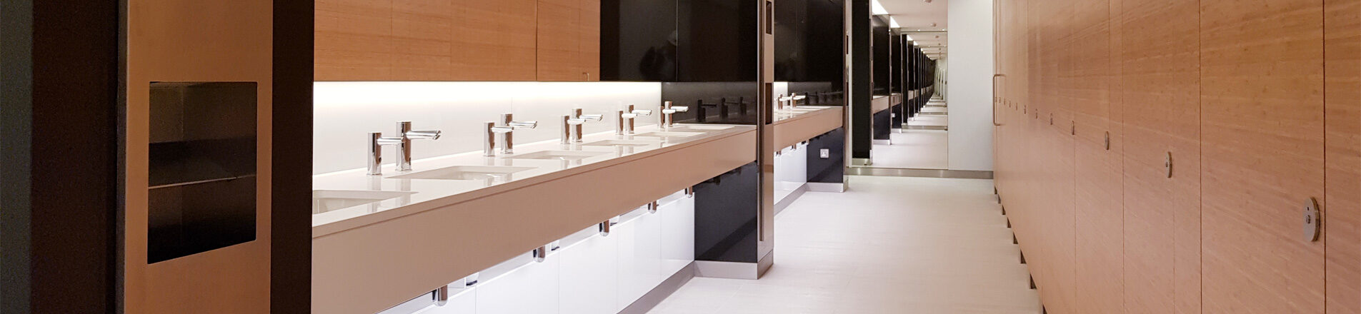 Commercial washrooms, green building certifications