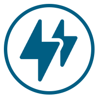 Electrics connection icon